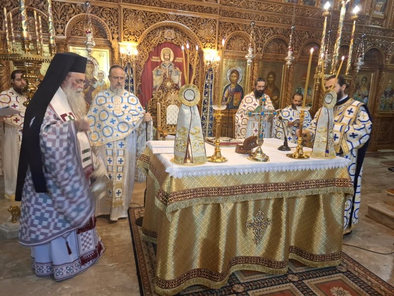 Η αρχαιοπρεπής Θεία Λειτουργία του Αγίου Ιακώβου Αδελφοθέου στη Δράμα